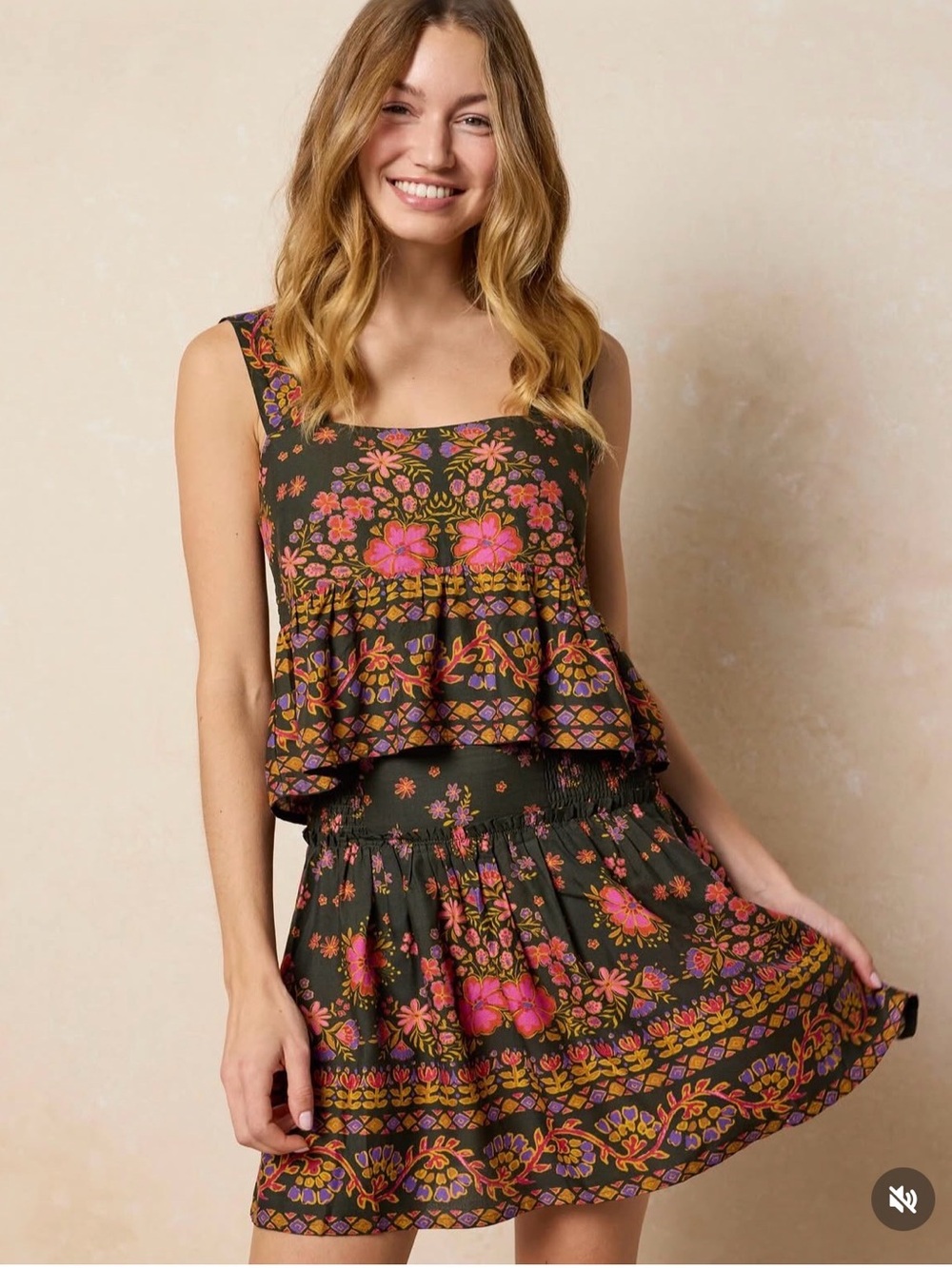 Natural life tank and skirt set. New with tags never worn.